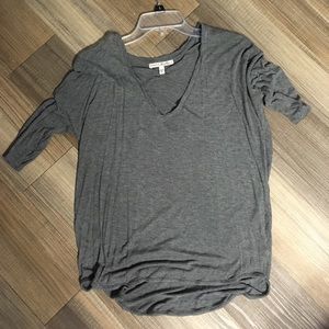 Gray Express Hi-Lo Tee